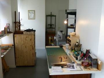 Atelier de reliure à Royat